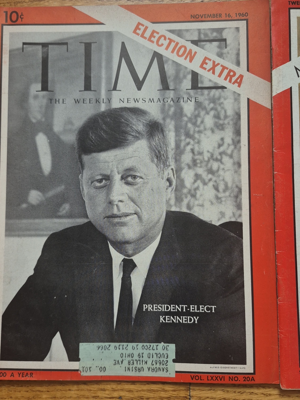 Time Magazine Featuring JFK - Picture 2 of 6